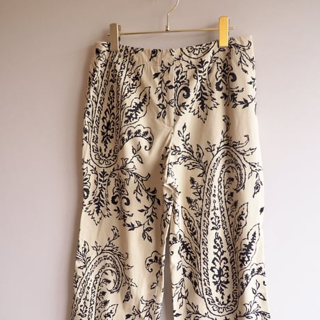 "Talbots" paisley wide pants