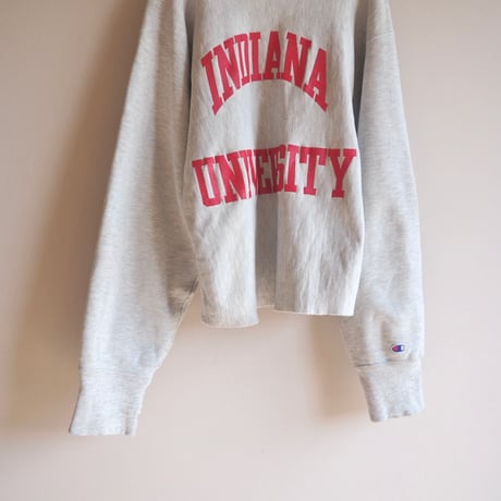 80s "Champion" reverse weave cutoff college sweat