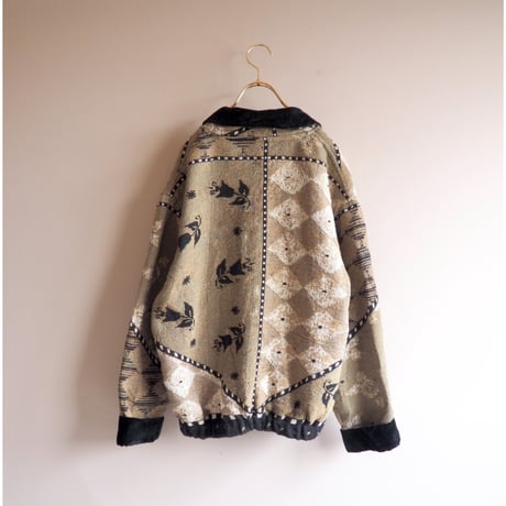 "Painted Pony" switching tapestry jacket