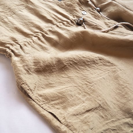 silk drawstring oversized shirts