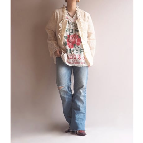 80s made in USA Levi's 646 cutoff denim