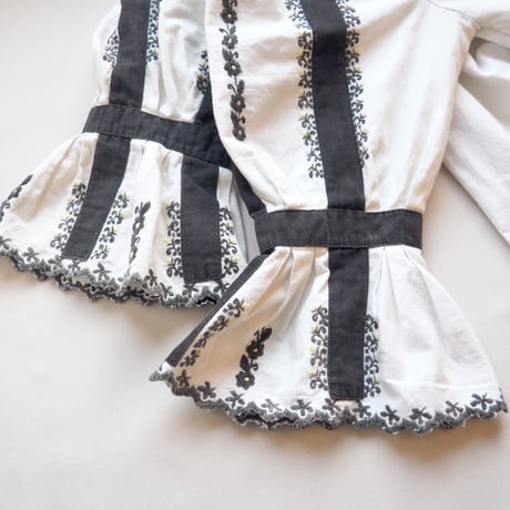 vintage romanian embroidered blouse
