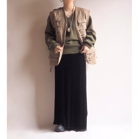 60〜70s Netherlands Army V-neck sweater