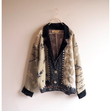 "Painted Pony" switching tapestry jacket