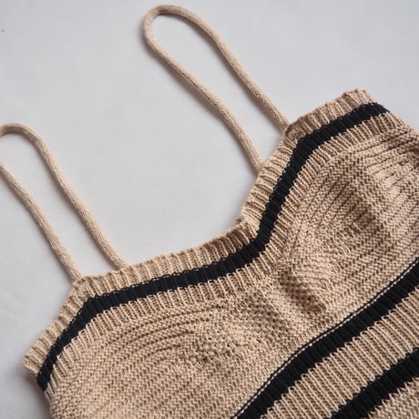 vintage crochet camisole midi dress