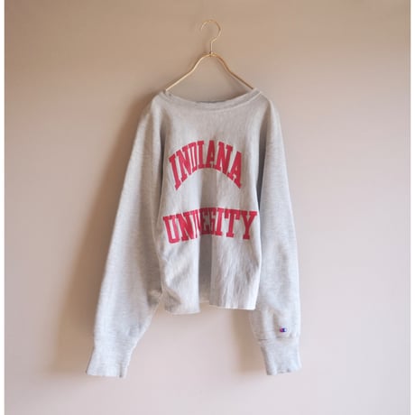 80s "Champion" reverse weave cutoff college sweat