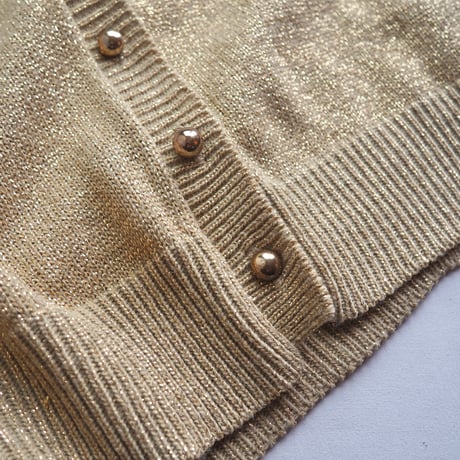 "Willow Ridge" metallic knit cardigan