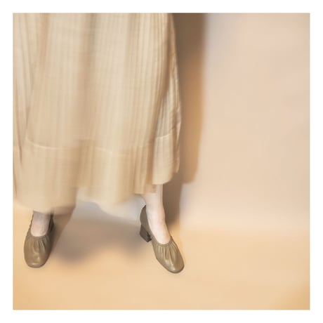60s sheer beige pleated dress