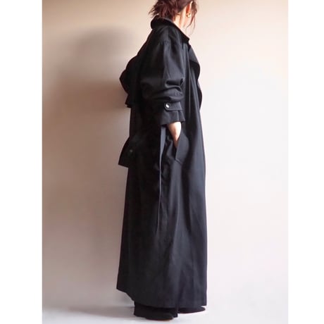 80s〜 "London fog" oversized trench coat