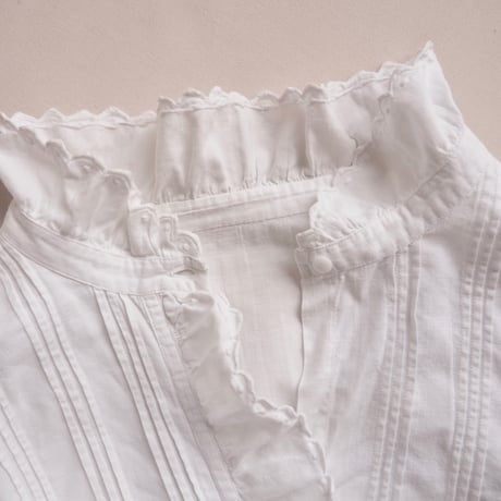 1900s〜 edwardian ruffle lace night blouse