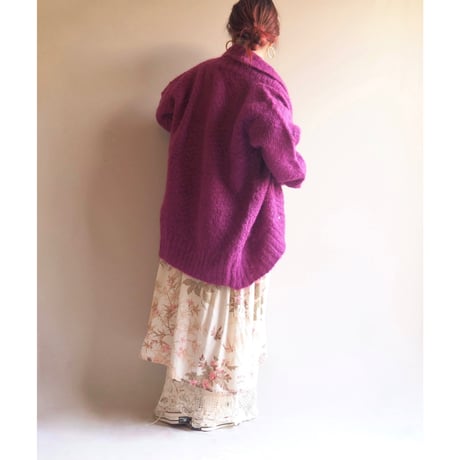 vintage mohair long cardigan