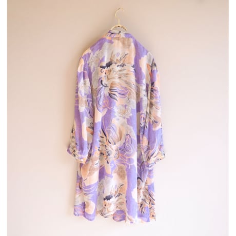 vintage "HARDOB" abstract print tops & robe