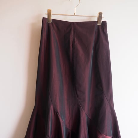 "Gianna Persiga" satin marmade skirt