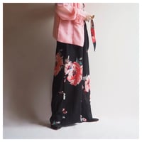 "minette" floral easy wide pants