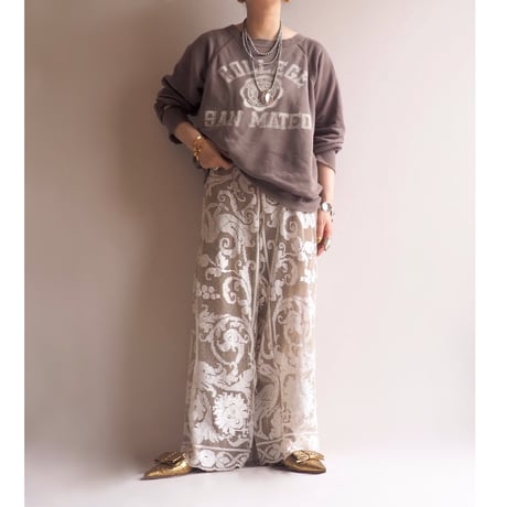 original remake filet lace wide pants (BE)