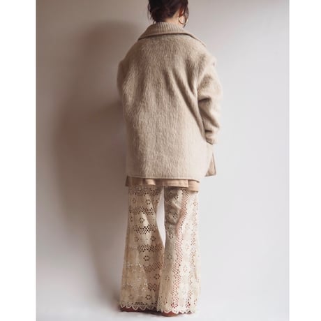 "Val d'Arizes" wool × alpaca knit jacket