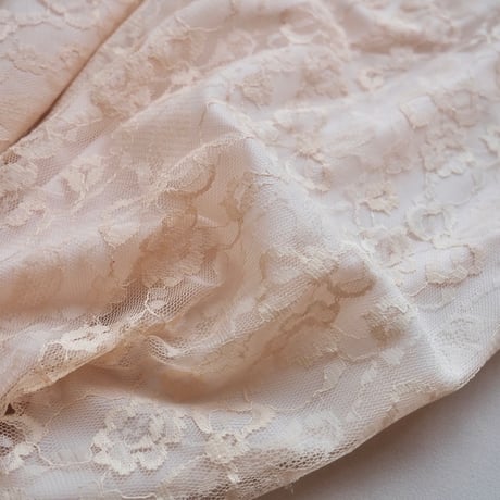 60s "Odette Barsa" lace ruffle night robe