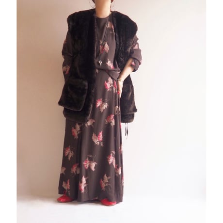 "Gianni Sport" lilac print blouse & maxi skirt set