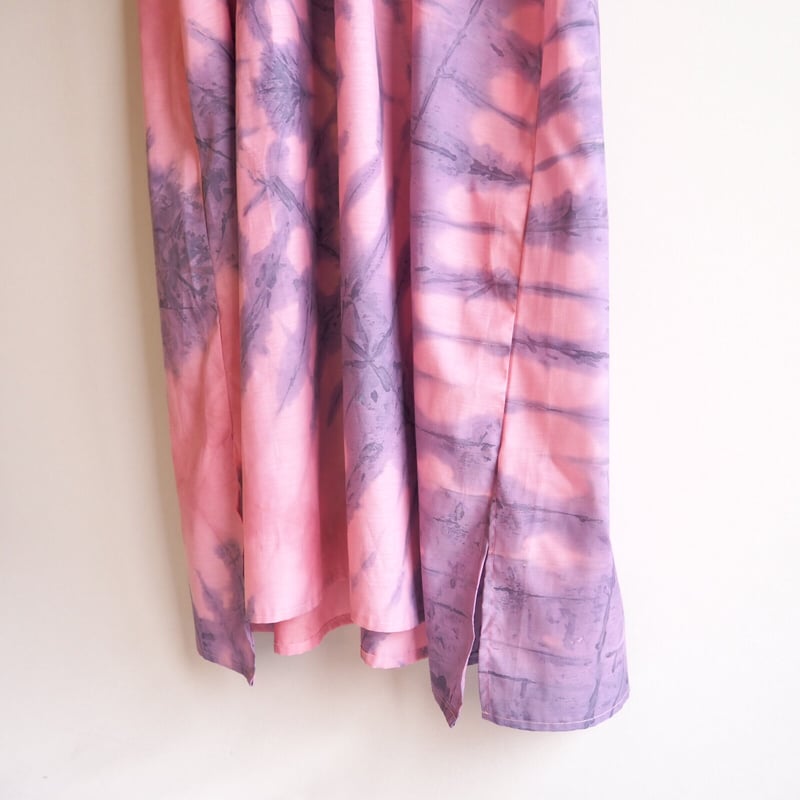 vintage embroidered tie dyed kaftan dress | Ni