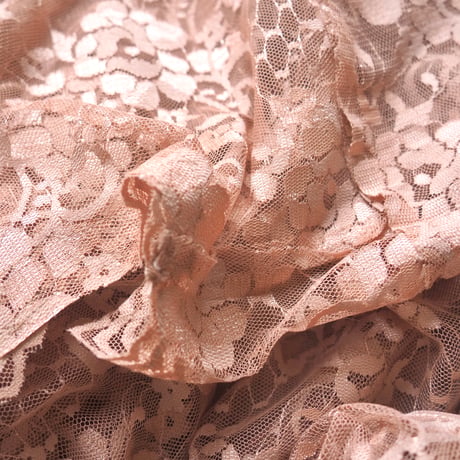 80s〜 tulle lace maxi dress