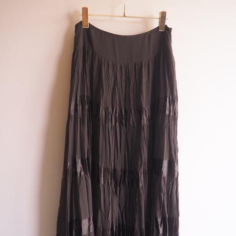 "I.N.C" silk pleated maxi skirt
