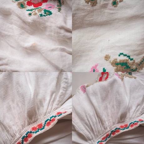 vintage ukrainian embroidered blouse