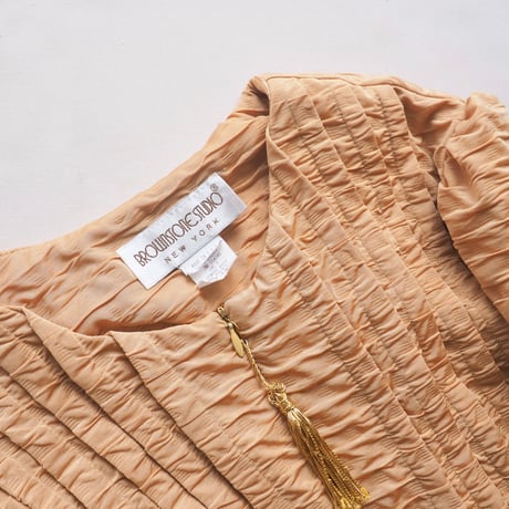 "Brownstone Studio" textured maxi dress