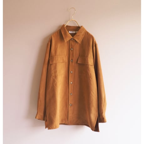 "White Stag"  brown faux suède shirts