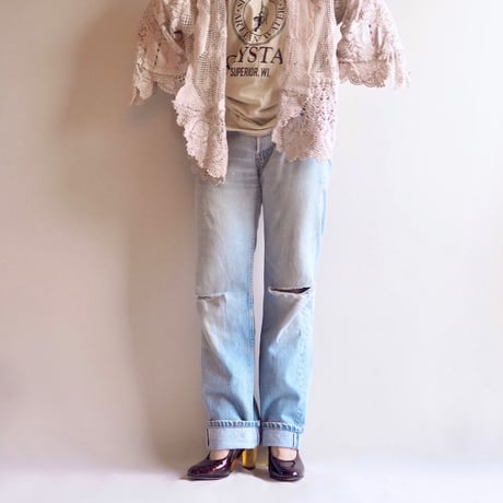 90s made in USA Levi's 501xx damage denim pants