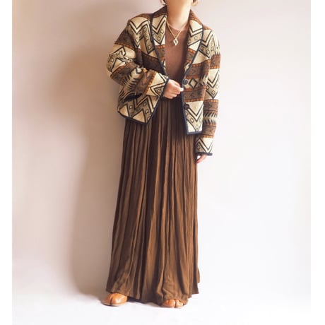 "Nikki Saggaro" ethnic tapestry jacket