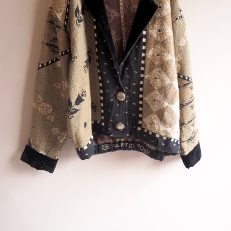 "Painted Pony" switching tapestry jacket
