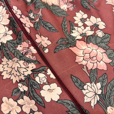 70s floral house maxi dress