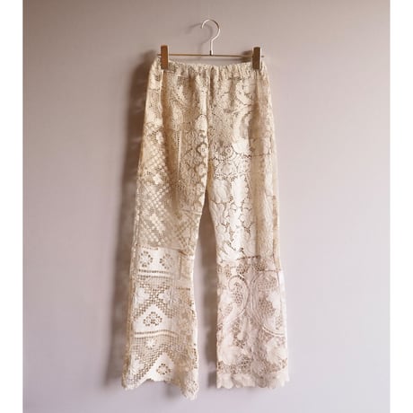 original remake patchwork lace pants (B)