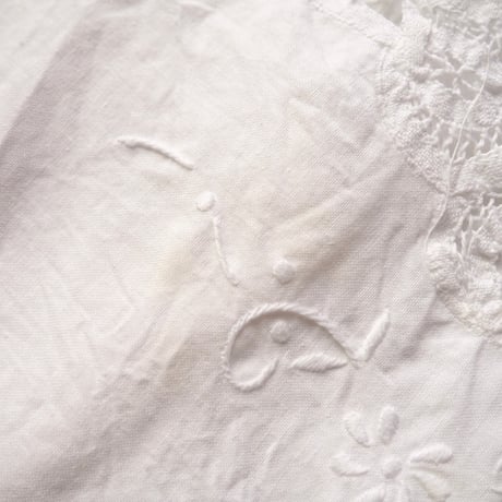 60〜70s battenberg lace collar cape