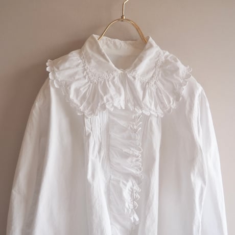 1900s〜 edwardian ruffle lace night blouse