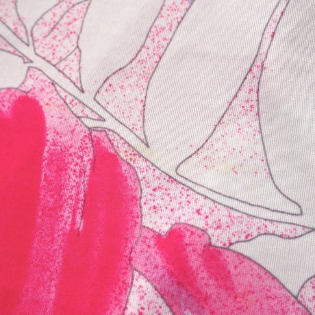 70s floral maxi house dress