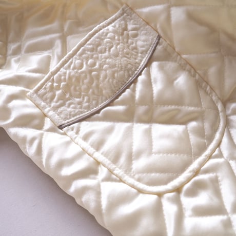 80〜90s embroidered quilt robe