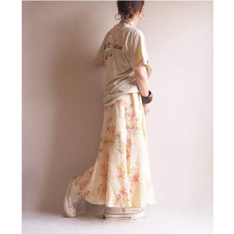 "LAUREN Ralph Lauren" floral linen flare skirt