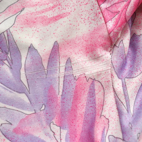 70s floral maxi house dress