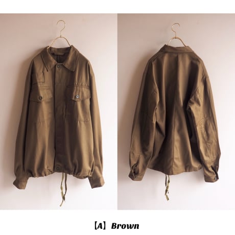 Czech Army deadstock  fly front work jacket