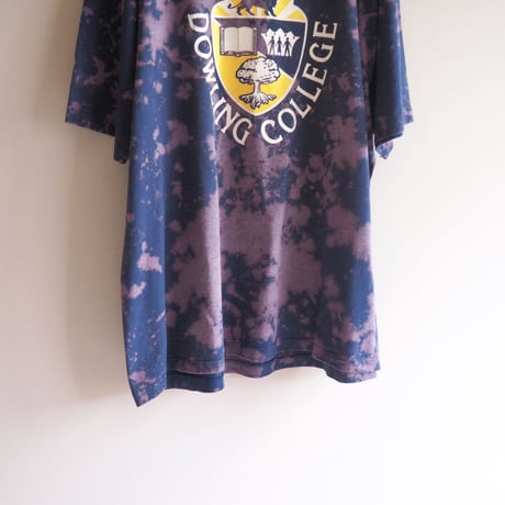 90s "Hanes" bleach print t-shirts
