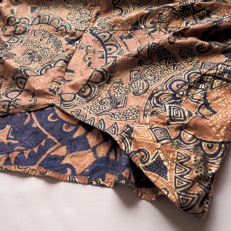 vintage african batik kaftan design dress