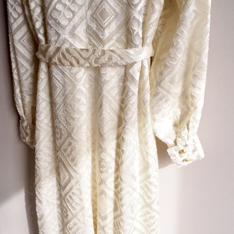 60s floral abstract sheer maxi dress