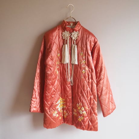 50〜60s chinese embroidered quilt jacket (CP)