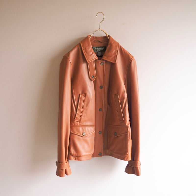 ジャケット・アウター Eddie Bauer Lamb Leather Jacket Size:XS Eddie Bauer