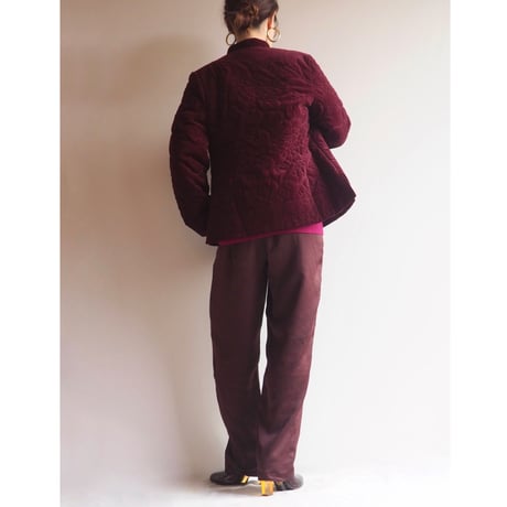 vintage floral quilted jacket