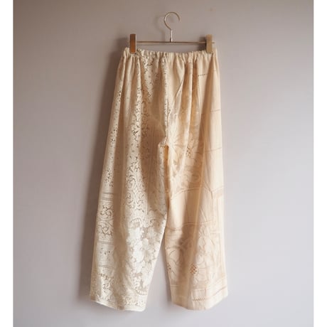 original remake docking lace wide pants (B)