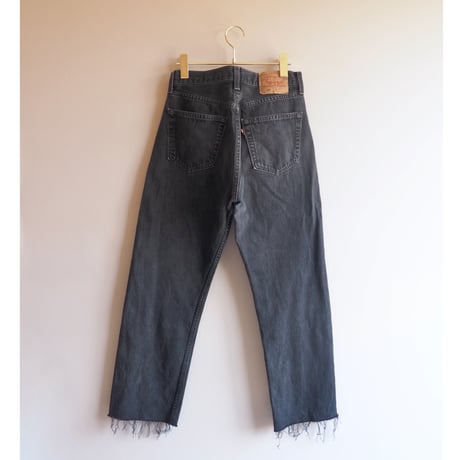 90s made in USA Levi's 501 cut off denim pants