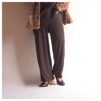 made in USA textured easy pants