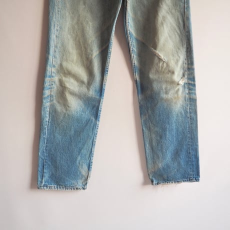 90s made in USA Levi's 501 damage denim